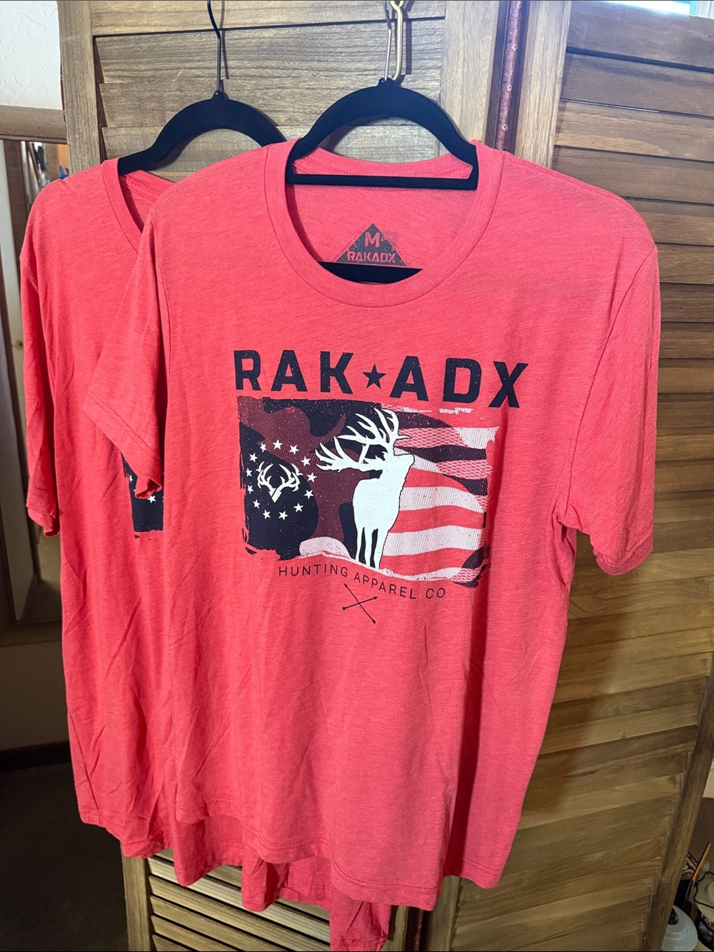 Men's Short Sleeve Tee - Coral Red